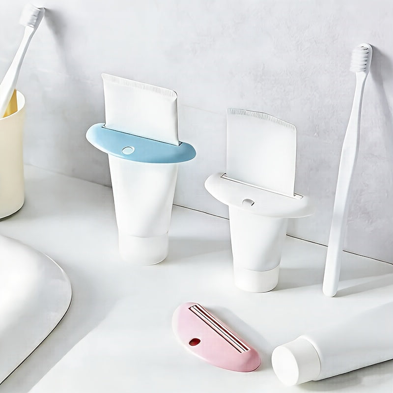 [] 2pcs Manual Toothpaste Squeezer for Men Women Easy to Use Durable Material Bathroom Organizer Perfect Gift for Practical Users and Random Sanrio Postcard