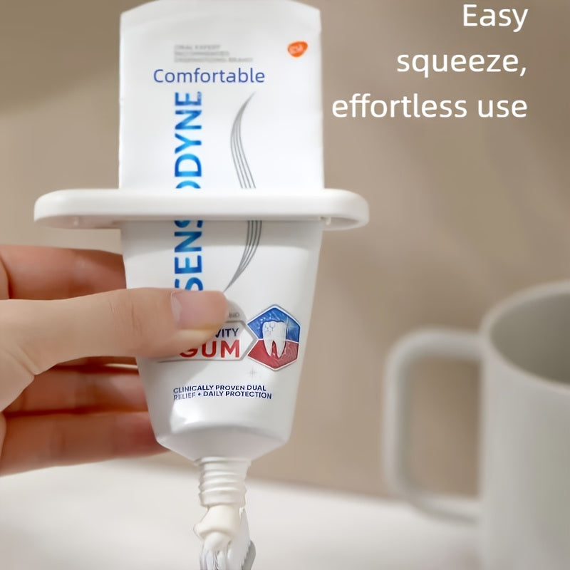 4pcs of Toothpaste Squeezing, Lazy Facial Cleanser, Creative Hand Cream Squeezing and Pressing Device, Manual Pressing Sample, Magic Tool Clip