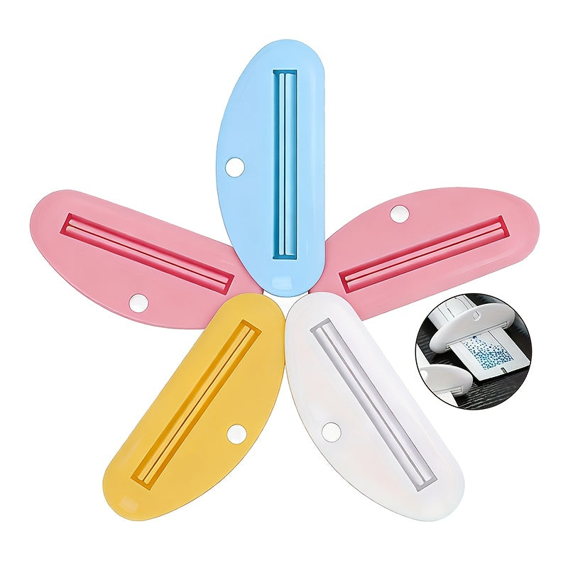 [] 2pcs Manual Toothpaste Squeezer for Men Women Easy to Use Durable Material Bathroom Organizer Perfect Gift for Practical Users and Random Sanrio Postcard