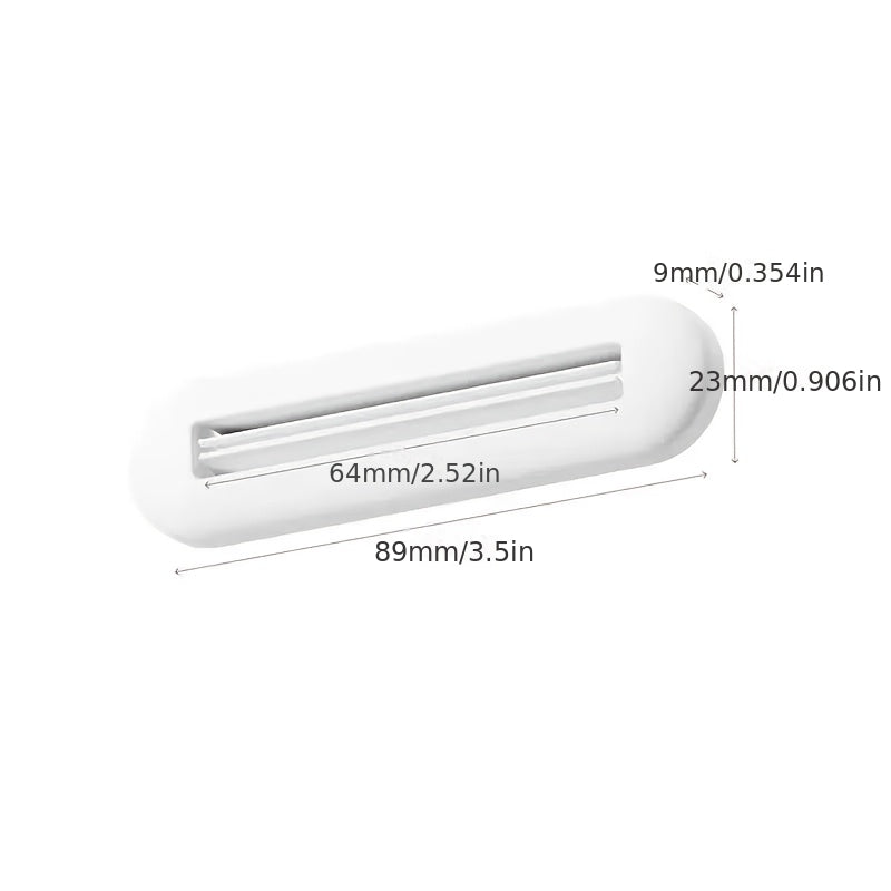 4pcs of Toothpaste Squeezing, Lazy Facial Cleanser, Creative Hand Cream Squeezing and Pressing Device, Manual Pressing Sample, Magic Tool Clip